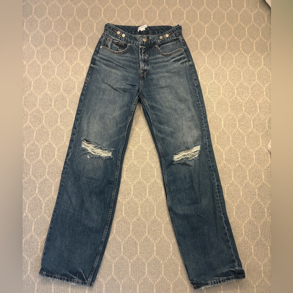 Good American blue jeans
